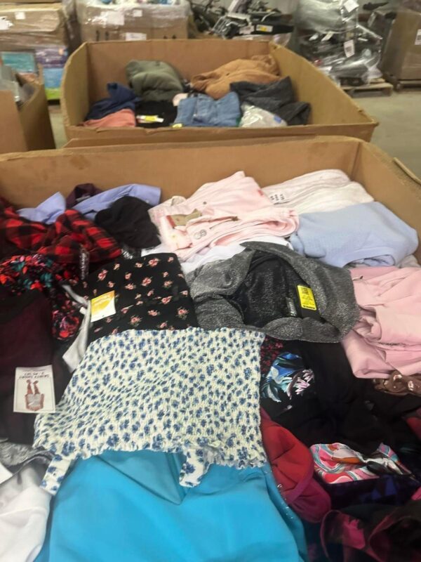 Buy Mixed Clothing Pallets for Men & Women
